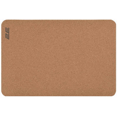 Килимок для миші 2E CORK, S(300x200x2мм), коричневий