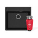 Комплект - мийка MRG 610-52 TL фраграніт, онікс, 114.0668.867 і подрібнювач харч. відходів SLIM 50, 134.0715.098, вкл. Сифон Комплект - мийка MRG 610-52 TL фраграніт, онікс, 114.0668.867 і подрібнювач харч. відходів SLIM 50, 134.0715.098, вкл. Сифон