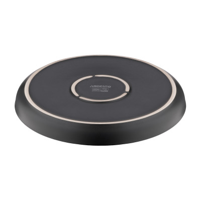 ARDESTO Тарілка десертна Bolzano, 20.3см, кераміка, чорно-зелений