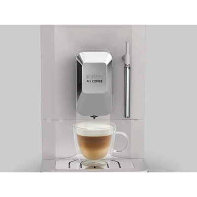 Кавомашина Krups My Coffee+ 1.5л, зерно, ОLED дисплей, авторецептів - 3, метал, сірий Кавомашина Krups My Coffee+ 1.5л, зерно, ОLED дисплей, авторецептів - 3, метал, сірий