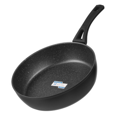 ARDESTO Сковорода глибока з кришкою Gemini Livorno, 28см, алюміній, чорний ARDESTO Сковорода глибока з кришкою Gemini Livorno, 28см, алюміній, чорний