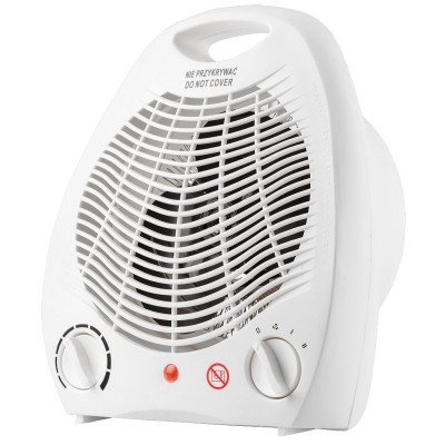 Тепловентилятор Neo Tools, 25м2, 2000Вт, мех. упр-ння, спіральний нагрів. елемент, білий Тепловентилятор Neo Tools, 25м2, 2000Вт, мех. упр-ння, спіральний нагрів. елемент, білий