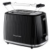 Тостер Russell Hobbs Eden 800Вт, пластик, подогрев, разморозка, черный