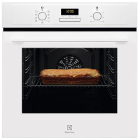 Духова шафа Electrolux електрична, 65л, A, дисплей, конвекція, білий