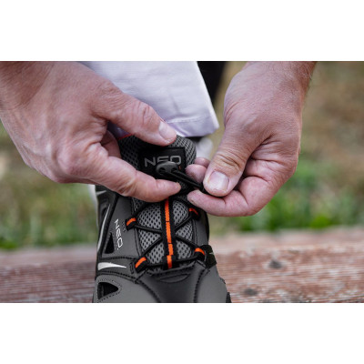 Кросівки робочі Neo Tools, легкі, дихаючі, підошва EVA з гумовим покриттям, OB SRA, СЕ, р.42(28см), чорно-сірий