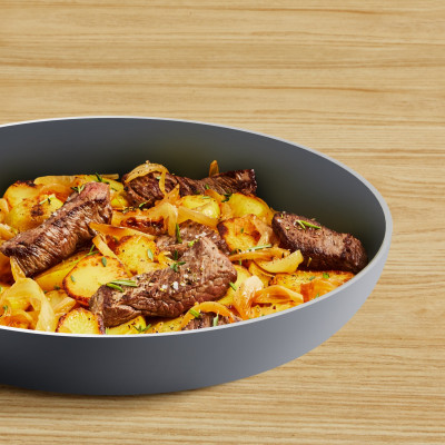 Tefal Сковорода Halo,20см, алюміній, бакеліт, сірий Tefal Сковорода Halo,20см, алюміній, бакеліт, сірий