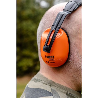 Neo Tools Навушники захисні, SNR 25дБ, категорія III, 0.18кг, помаранчевий Neo Tools Навушники захисні, SNR 25дБ, категорія III, 0.18кг, помаранчевий