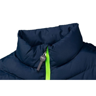 Жилет Neo Tools PREMIUM, зимова, утеплена, 100% полиэстер, M(50), чорн зелений