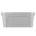 Ящик з кришкою для зберігання ARDESTO 32х21.5х14см, 6л, пластик PP, сірий