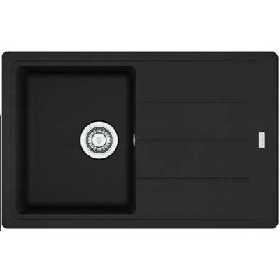 Мийка кухонна Franke Basis, фраграніт, прямокутник, з крилом, 780х500х200мм, чаша - 1, накладна, BFG 611-78, чорний матовий Мийка кухонна Franke Basis, фраграніт, прямокутник, з крилом, 780х500х200мм, чаша - 1, накладна, BFG 611-78, чорний матовий