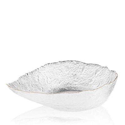 ARDESTO Салатник Leaf, 21.5см, скло, прозорий ARDESTO Салатник Leaf, 21.5см, скло, прозорий