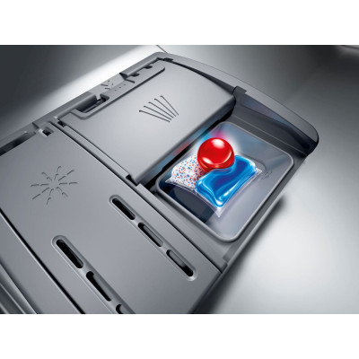 Посудомийна машина Bosch вбудована, 14компл., A, 60см, дисплей, 3й кошик, білий
