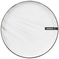 ARDESTO Тарілка десертна Marmo, 19 см, біла, кераміка