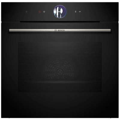 Духова шафа Bosch електрична, 67л, A+, дисплей, конвекція, піроліз, ф-ція мікрохвиль, чорний Духова шафа Bosch електрична, 67л, A+, дисплей, конвекція, піроліз, ф-ція мікрохвиль, чорний