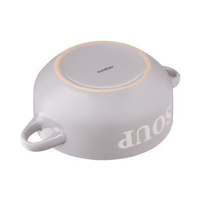 Бульонница Ardesto Cream, 700мл, керамика, серый