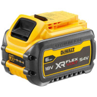 Акумулятор DeWalt 18В/54В XR Li-lon 6А·год/2А·год 1.06кг Акумулятор DeWalt 18В/54В XR Li-lon 6А·год/2А·год 1.06кг