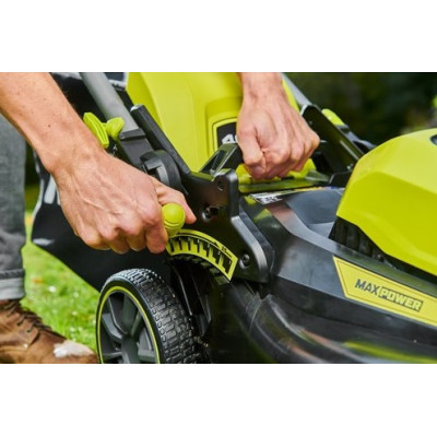 Газонокосилка аккумуляторная Ryobi RY36LM40A-0 MAX POWER 36В 40см 25-75мм EasyEdge мульчирование до 700м.кв 18.6кг (без АКБ и ЗУ) (5133005591)