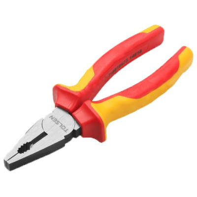Плоскогубці комбіновані Tolsen Premium, діелектричні, для робіт під напругою 1000В, 160мм, CrV