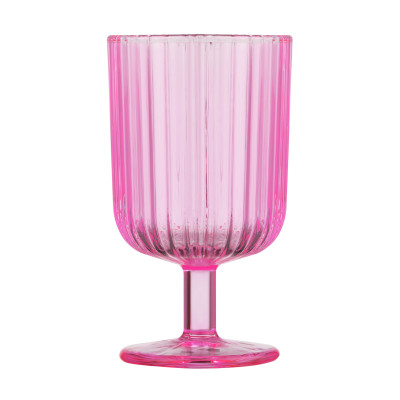 ARDESTO Набір келихів низьких 300мл, 2шт, скло, рожевий ARDESTO Набір келихів низьких 300мл, 2шт, скло, рожевий