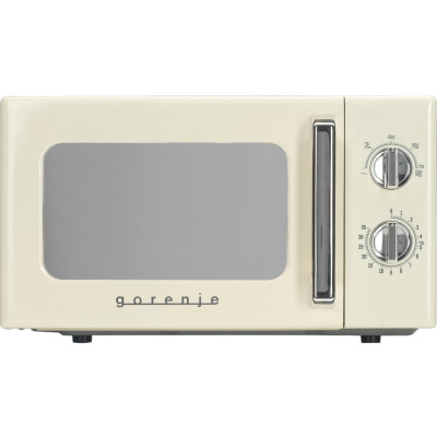 Мікрохвильова піч Gorenje, 20л, мех. керув., 700Вт, гриль, бежевий Мікрохвильова піч Gorenje, 20л, мех. керув., 700Вт, гриль, бежевий