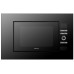 Мікрохвильова піч Hansa вбудовувана, 20л, електр.управл., 700Вт, гриль, дисплей, сенсор., чорний+нерж