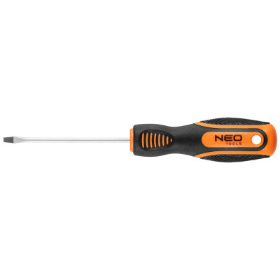 Викрутка Neo Tools плоска, SL3x75мм, сталь CrV