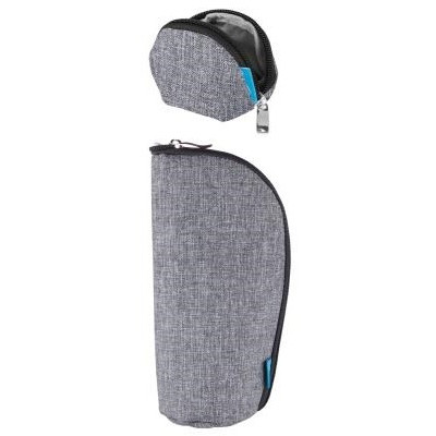 Набір Nuvita MyMia термос для пляшки, чохол для пустушки, сірий Набір Nuvita MyMia термос для пляшки, чохол для пустушки, сірий