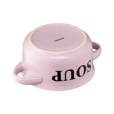 Бульонница ARDESTO Alcor, 550 мл, розовая, керамика Бульонница ARDESTO Alcor, 550 мл, розовая, керамика