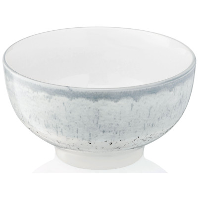 ARDESTO Салатник Siena, 11.5см, порцеляна, біло-сірий