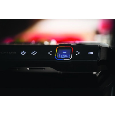 Гриль Tefal прижимний OptiGrill Elite 2000Вт, темп. режимів-15, з`ємні пластини, метал, чорний