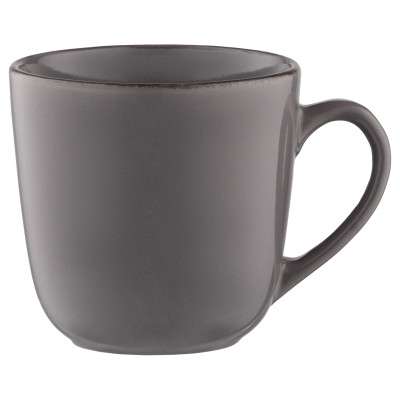 Чашка ARDESTO Lazio, 400мл, кераміка, сірий темний