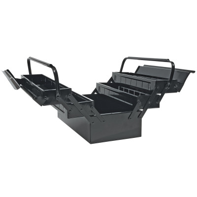 Ящик для інструменту TOPEX, п'яти секційний, розсувний, 20х43х22см, метал Ящик для інструменту TOPEX, п'яти секційний, розсувний, 20х43х22см, метал