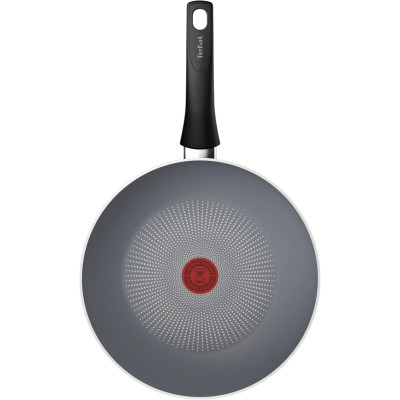 Сковорода ВОК Tefal Halo, 28см, алюміній, бакеліт, сірий