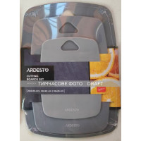 ARDESTO Набір дошок кухонних Gemini, 3шт, 20.5x15см, 30x20см, 35x25см, пластик ARDESTO Набір дошок кухонних Gemini, 3шт, 20.5x15см, 30x20см, 35x25см, пластик