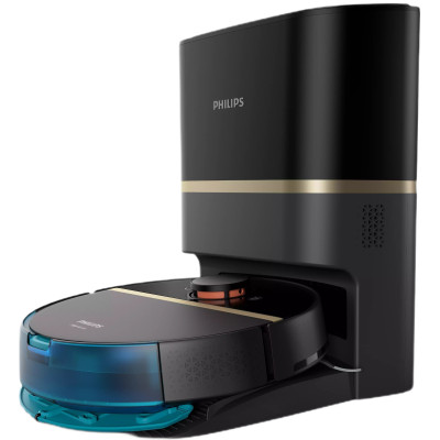 Philips Робот-пилосос Series 7000 , h=35см, вологе прибирання, конт пил -0.26л, вода -0.24л, автон. робота до 180хв, НЕРА 11, чорний