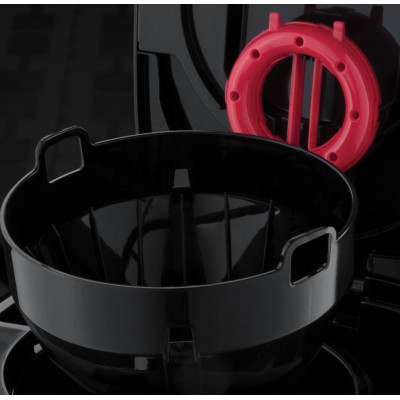 Кофеварка Russell Hobbs капельная Adventure, 1л, молотый, черно-серебристый