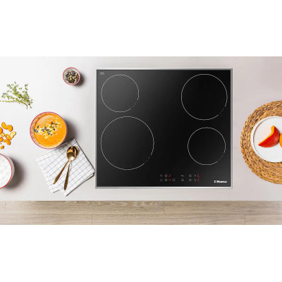Варильна поверхня Hansa електрична, 60см, чорний Варильна поверхня Hansa електрична, 60см, чорний
