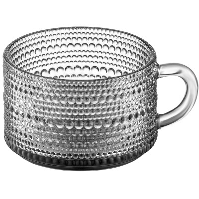 ARDESTO Чашка Verbena, 10.5см, скло, сірий ARDESTO Чашка Verbena, 10.5см, скло, сірий