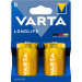 Батарейка Varta Longlife щелочная D(LR20) блистер, 2 шт