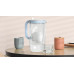 Фільтр-глечик Brita Glass Jug One скляний 2.5л (1.7л очищеної води) з фільтр-картриджем, синій