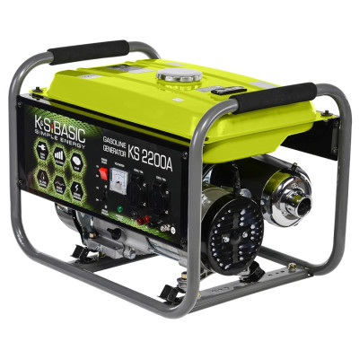 Генератор бензиновий Konner&Sohnen KSB 2200A, 230В, 2.0 кВт, ручний стартер, 33.2кг
