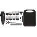 Машинка для стрижки Wahl Home Pro 300, мережа, вібраційний мотор, насадок-10, кейс, масло та ножиці у компл., сталь, чорний