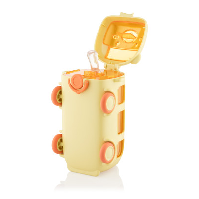 Пляшка для води ARDESTO Bear Bus 500мл, пластик, жовтий Пляшка для води ARDESTO Bear Bus 500мл, пластик, жовтий