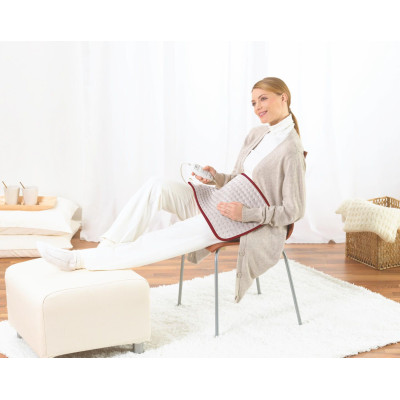 Електрогрілка Beurer, від мережі, 33х44см, 100Вт, 3 режими, авт. вимкн. через 90хв, мікроволокно, біло-червоний Електрогрілка Beurer, від мережі, 33х44см, 100Вт, 3 режими, авт. вимкн. через 90хв, мікроволокно, біло-червоний