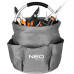 Сумка садова Neo Tools 28x28x27см, до 15кг, 6 кишень оксфорд190г/м2, сірий
