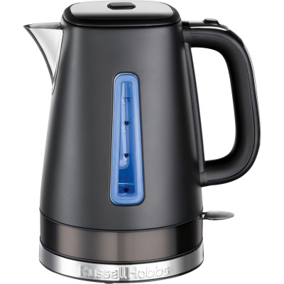 Электрочайник Russell Hobbs Matte Black 1.8л, Strix, металл, чёрный Электрочайник Russell Hobbs Matte Black 1.8л, Strix, металл, чёрный
