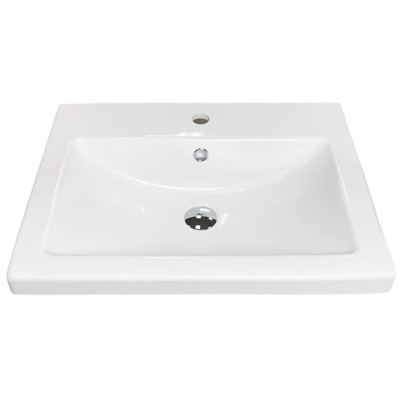 Раковина, умивальник Adamant CERS, штучний камінь, прямокут., з отвором для змішувача, з отвором для переливу, 495x390x158мм, накладний, білий Раковина, умивальник Adamant CERS, штучний камінь, прямокут., з отвором для змішувача, з отвором для переливу, 495x390x158мм, накладний, білий