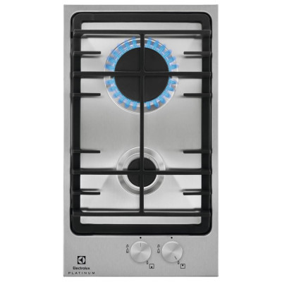 Варочная поверхность Electrolux газовая, 30см, чугун, Домино, нерж EGG3322NVX Варочная поверхность Electrolux газовая, 30см, чугун, Домино, нерж EGG3322NVX