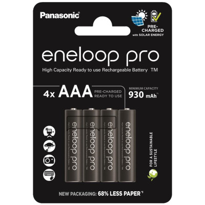 Акумулятор Panasonic Eneloop NI-MH  Pro AAA 930 мАч, 4 шт.