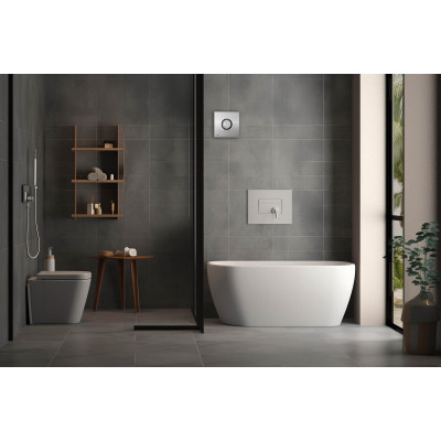 Витяжний вентилятор Ardesto 20 Вт, 120 м3/г, 2300 об./хв., 33 дБ, сріблястий (BFC-120S)